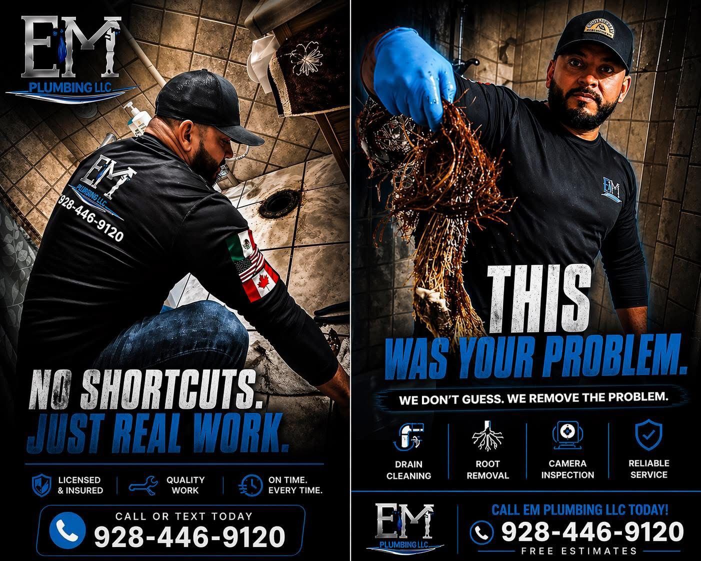 Recent plumbing project by EM Plumbing LLC